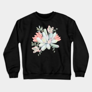 Succulent Flower Arrangement Crewneck Sweatshirt
